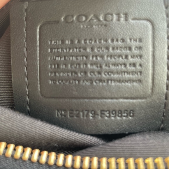 Coach Black Leather Jess Camera Crossbody Bag - Picture 6 of 8